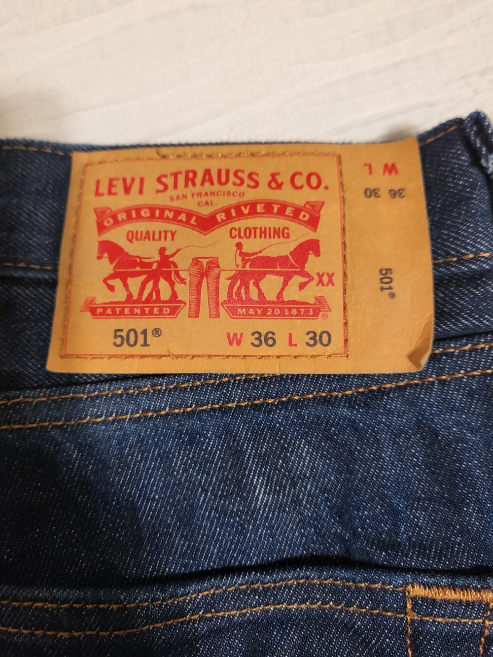 Levi's 501 Men’s Blue Jeans - W36 L30